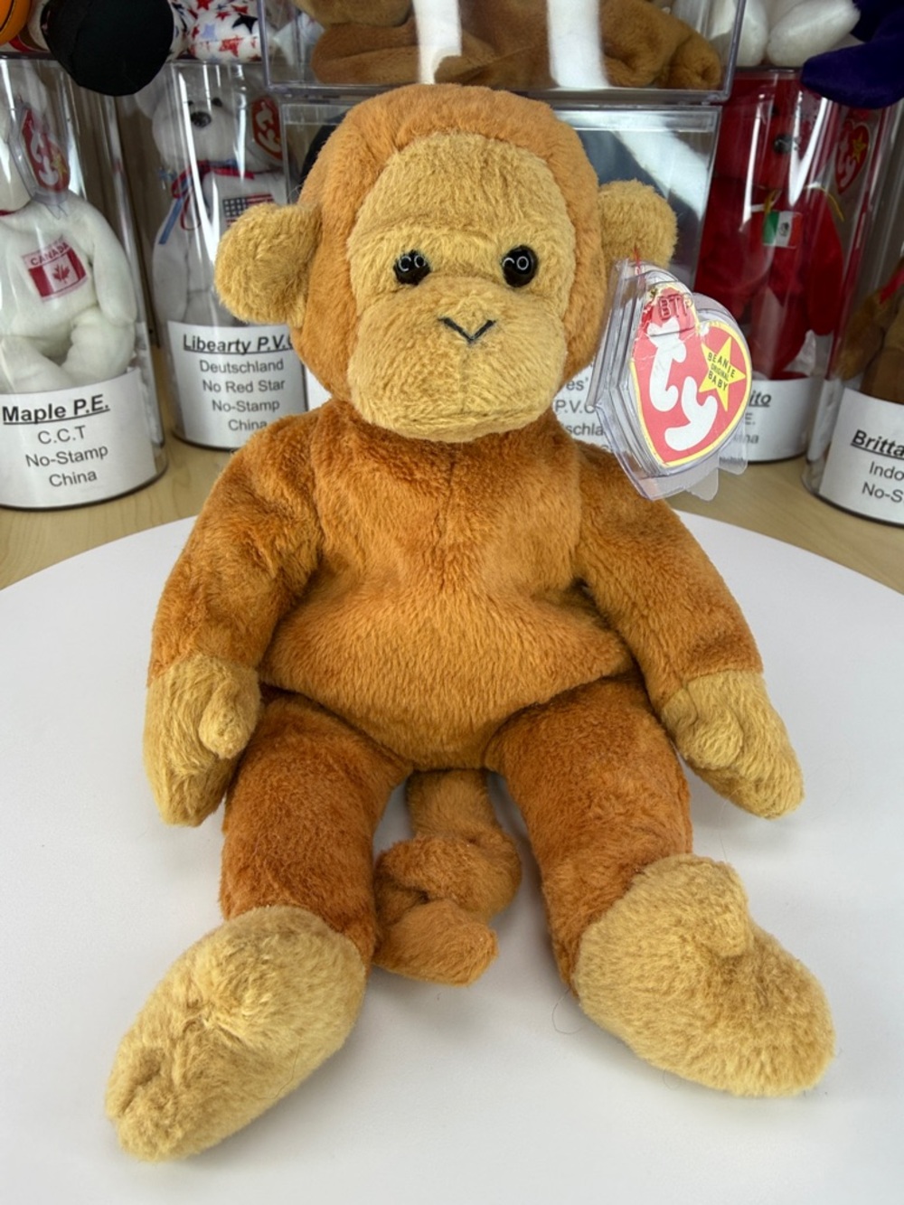 ❤️Rare Brown Tail Bongo - PVC Pellets - Deutschland Tag - Creases on Tag